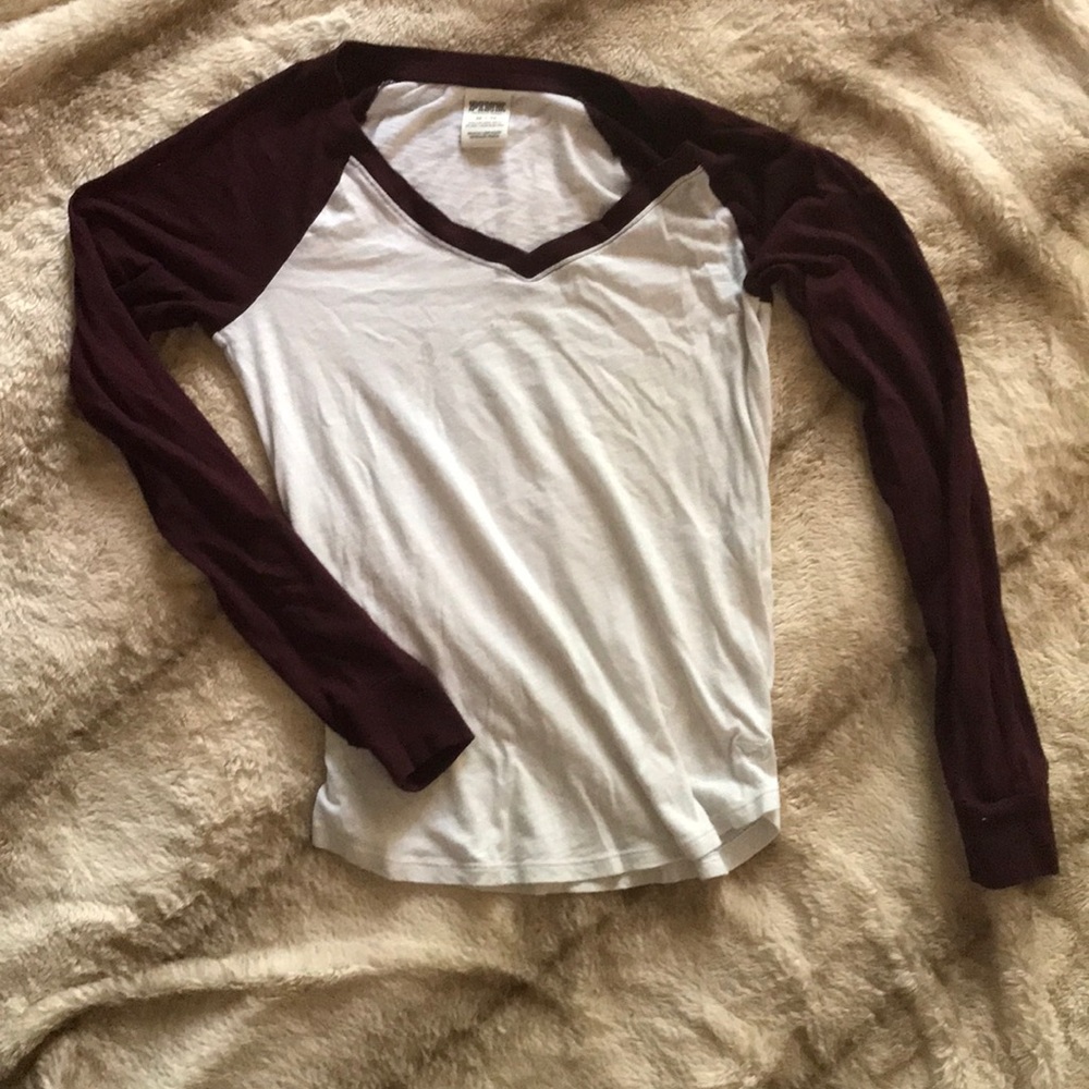 PINK baseball tee